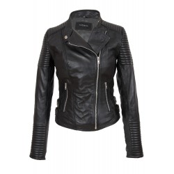 Dames leren jas zwart 4060 Dames leren jas zwart 4060